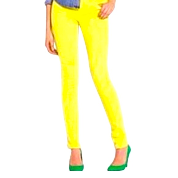 J.crew toothpick yellow jeans - Picture 1 of 6